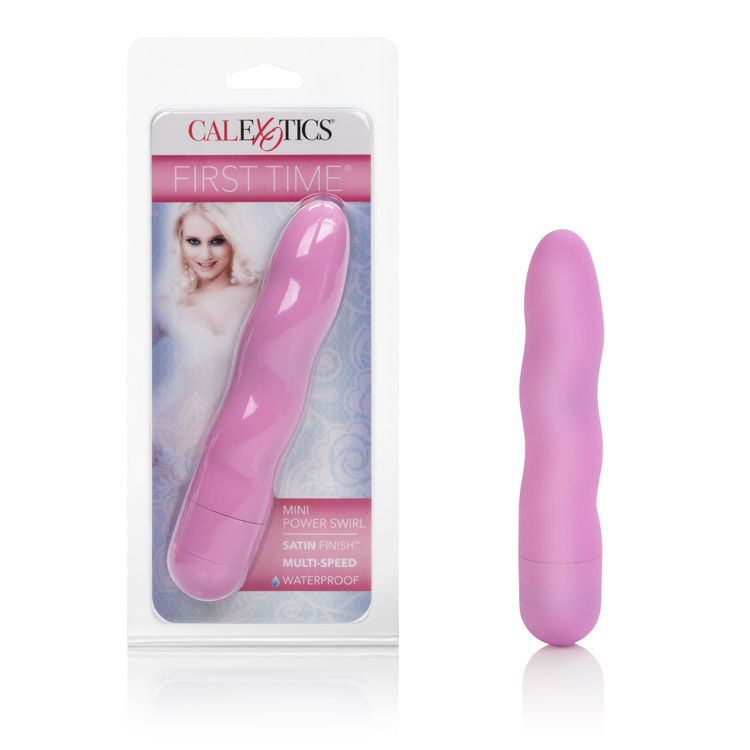 Vibrador First Time Mini Power Swirl Pink - Cake Sex Shop