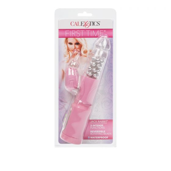 Vibrador First Time Jack Rabbit - Pink - Cake Sex Shop