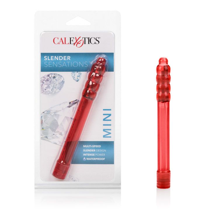 Vibrador Slender Sensations - Red - Cake Sex Shop