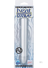 Vibrador Aluminum Heat Wave Standard Massager, 7.5", Silver - Cake Sex Shop 2