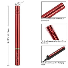 Vibrador Hidden Pleasures Red - Cake Sex Shop 2 3