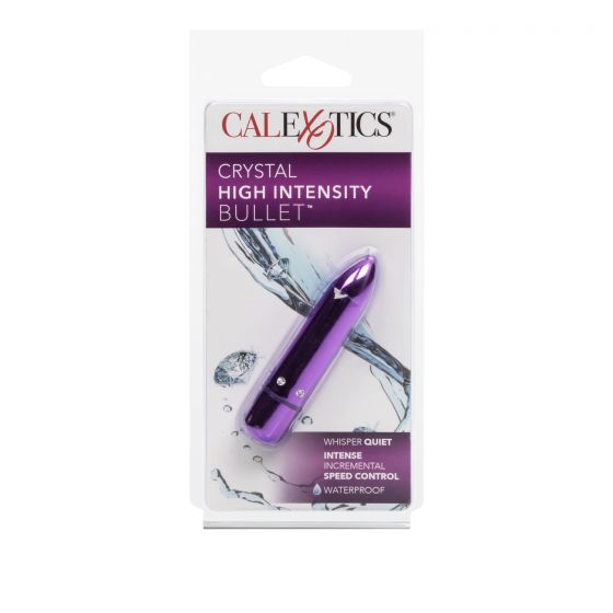 Vibrador Crystal High Intensity Bullet Purple - Cake Sex Shop