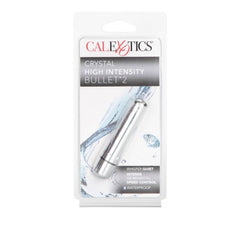 Vibrador Crystal High Intensity Bullet 2 Silver - Cake Sex Shop
