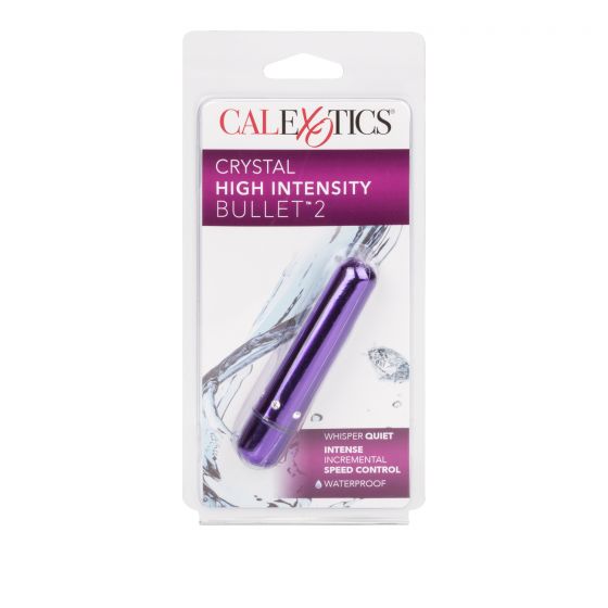 Vibrador Crystal High Intensity Bullet 2 Purple - Cake Sex Shop
