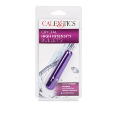 Vibrador Crystal High Intensity Bullet 2 Purple - Cake Sex Shop