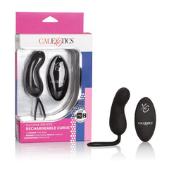 Vibrador Silicone Remote Rechargeable Curve Black - Cake Sex Shop
