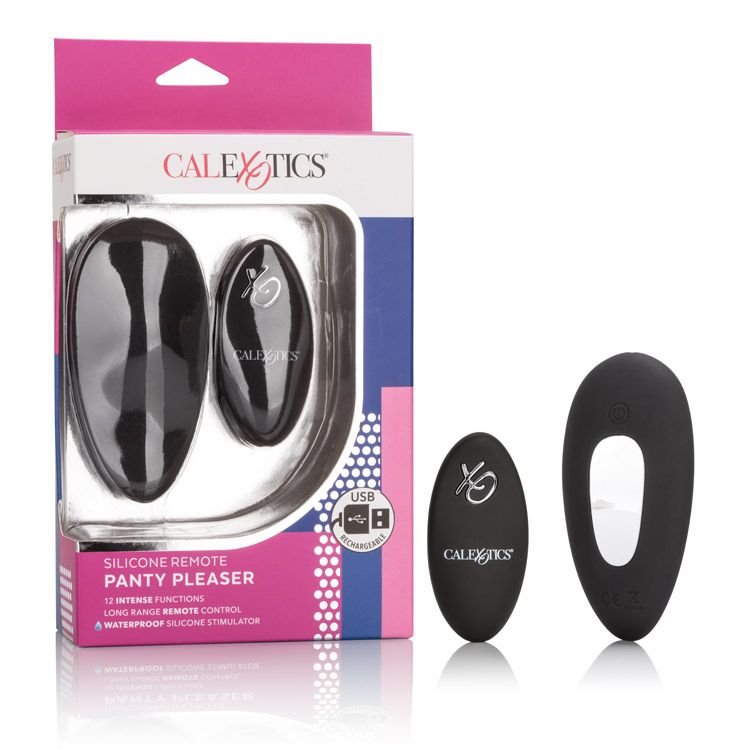 Vibrador Silicone Remote Panty Pleaser Black - Cake Sex Shop