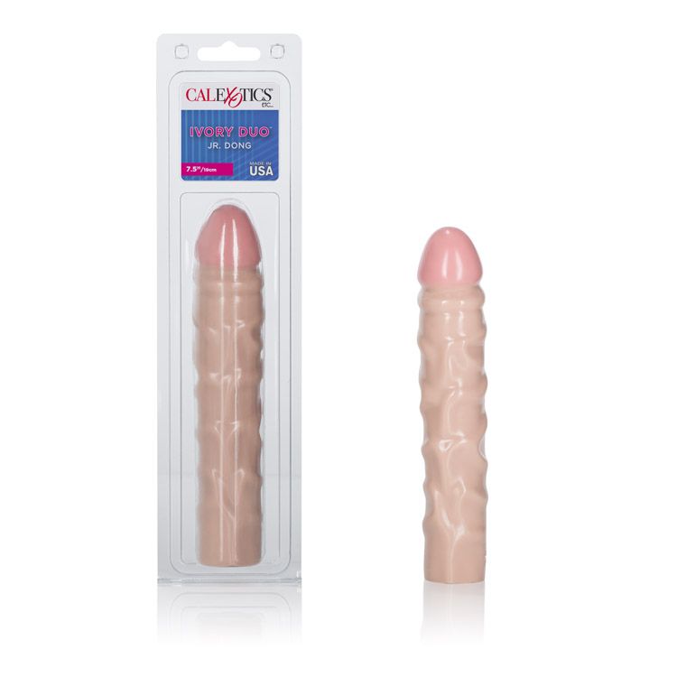 Dildo Jr Dong 7.5" Ivory - Cake Sex Shop