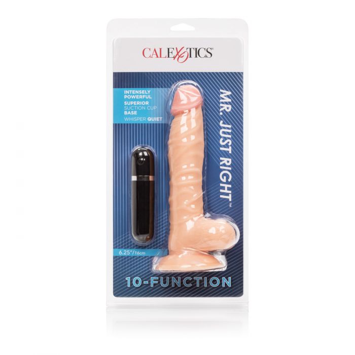 Dildo 10-Function Mr. Just Right 6.25" Ivory - Cake Sex Shop