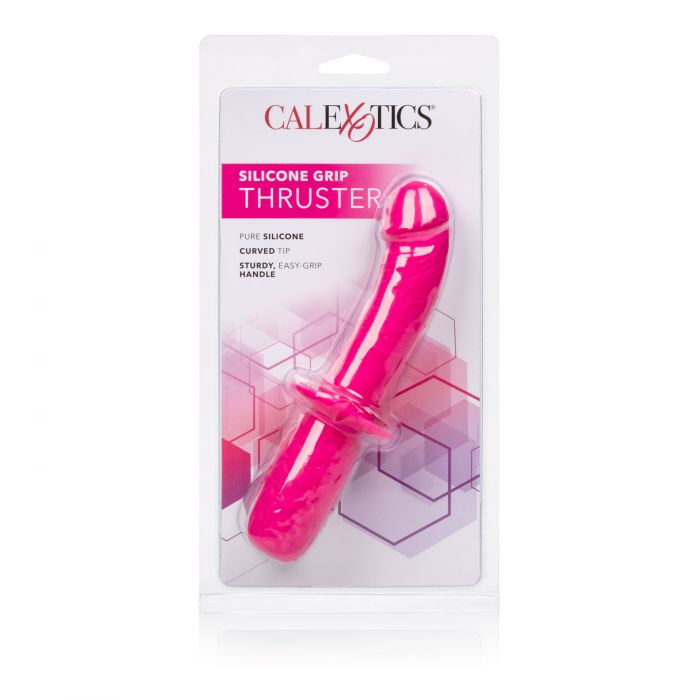 Dildo Silicone Grip Thruster Pink - Cake Sex Shop