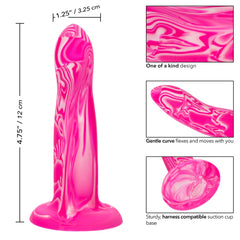 Dildo Twisted Love Twisted Probe - Pink 4.75" - Cake Sex Shop 2