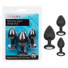 Set Plug Anal Silicone Gem Anal Kit - Cake Sex Shop