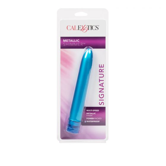 Vibrador Metallic Shimmer - Blue - Cake Sex Shop