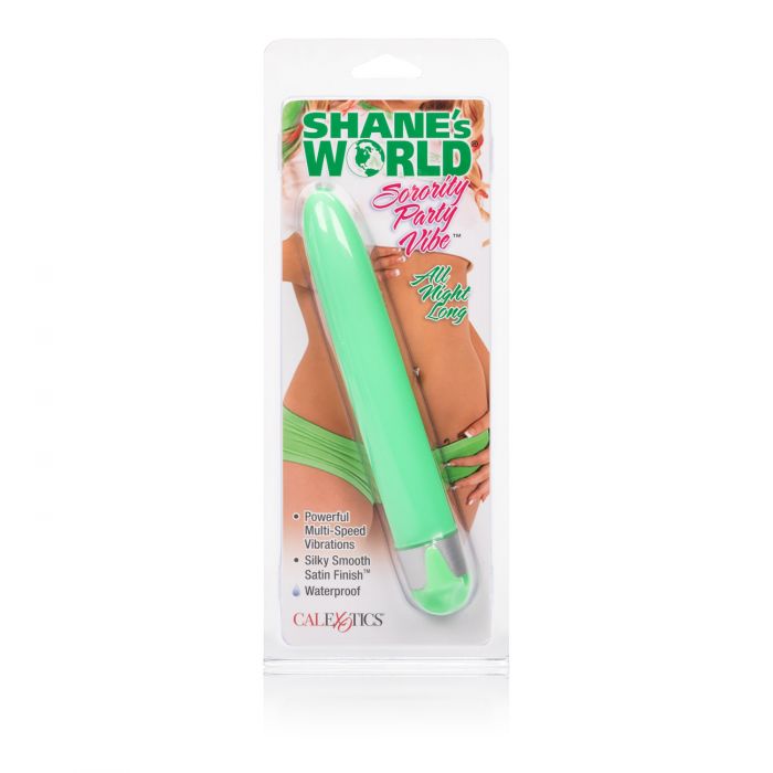 Vibrador Shane's World Sorority Party Vibe All Night Long - Green - Cake Sex Shop