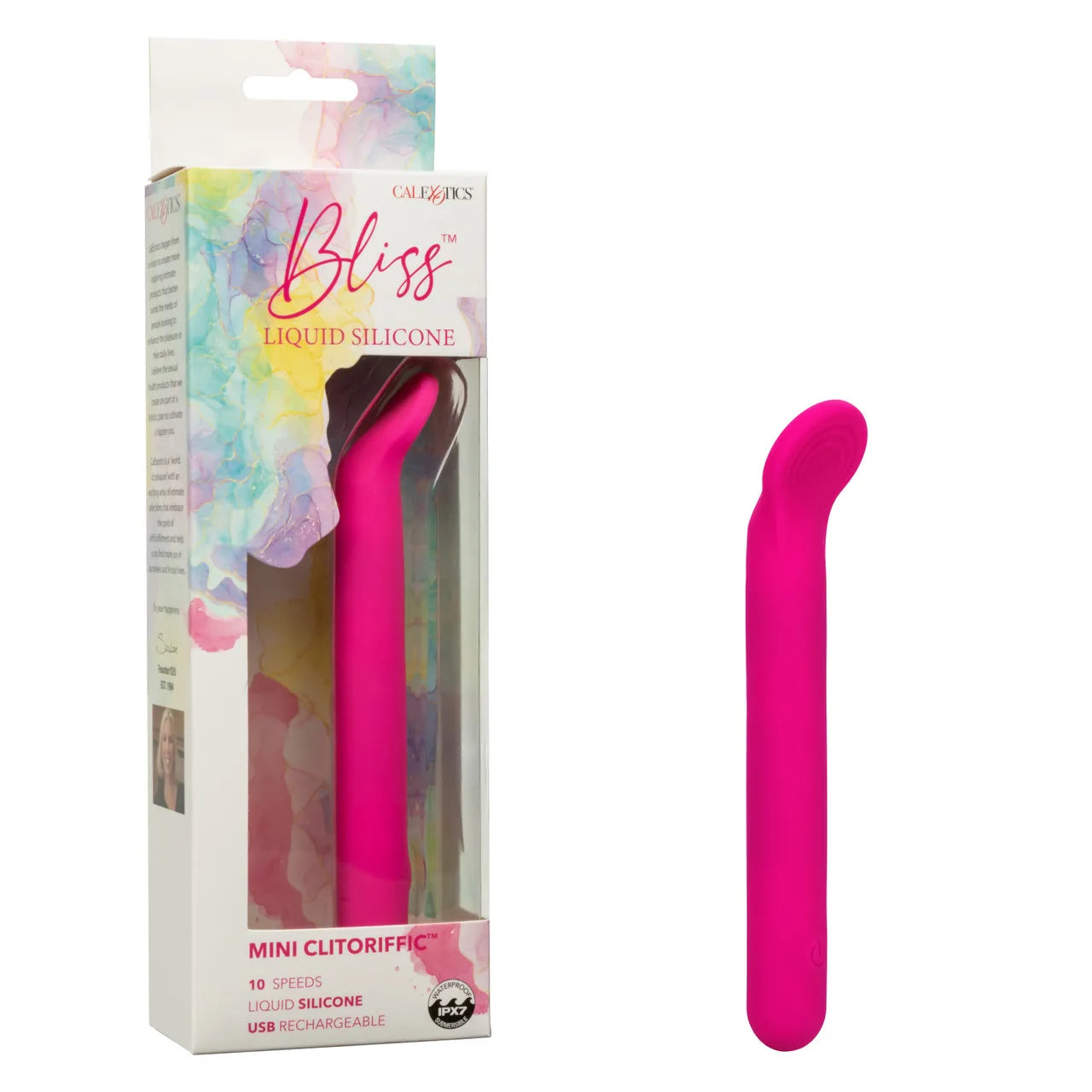 Vibrador Bliss Liquid Silicone Mini Clitoriffic - Cake Sex Shop