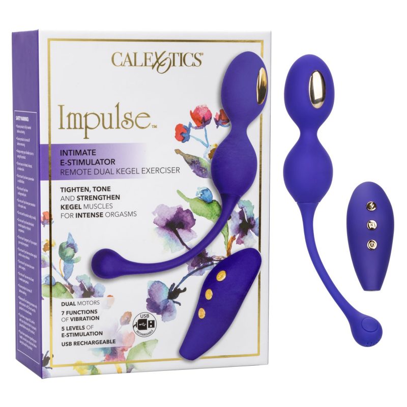 Kegel Impulse Intimate E-Stimulator Remote Dual Kegel Exerciser - Cake Sex Shop