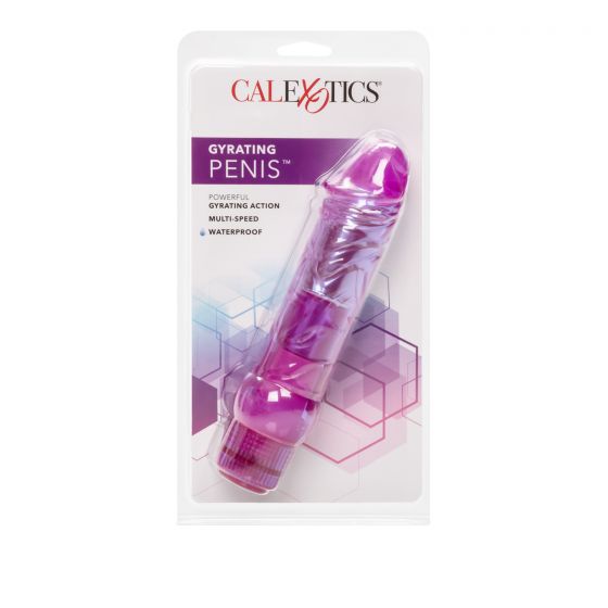 Vibrador Gyrating Penis - Purple - Cake Sex Shop