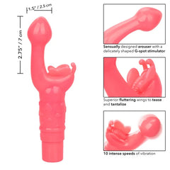 Vibrador Rechargeable Butterfly Kiss- Pink - Cake Sex Shop 2