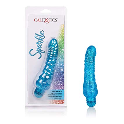 Vibrador Sparkle Glitter Jack - Blue - Cake Sex Shop