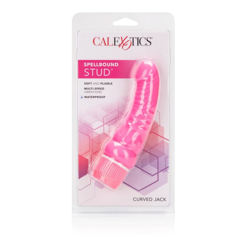 Dildo Spellbound Stud Curved Jack Pink - Cake Sex Shop