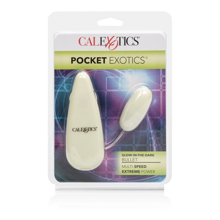 Vibrador Bala Pocket Exotics Glow In The Dark Bullet - Cake Sex Shop