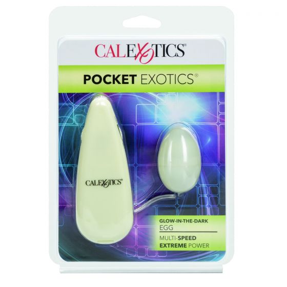 Vibrador Pocket Exotics Glow In the Dark Egg - Cake Sex Shop