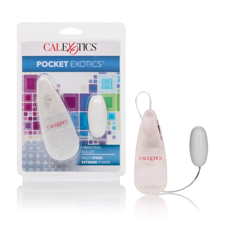 Vibrador Pocket Exotics Vibrating Bullet White - Cake Sex Shop