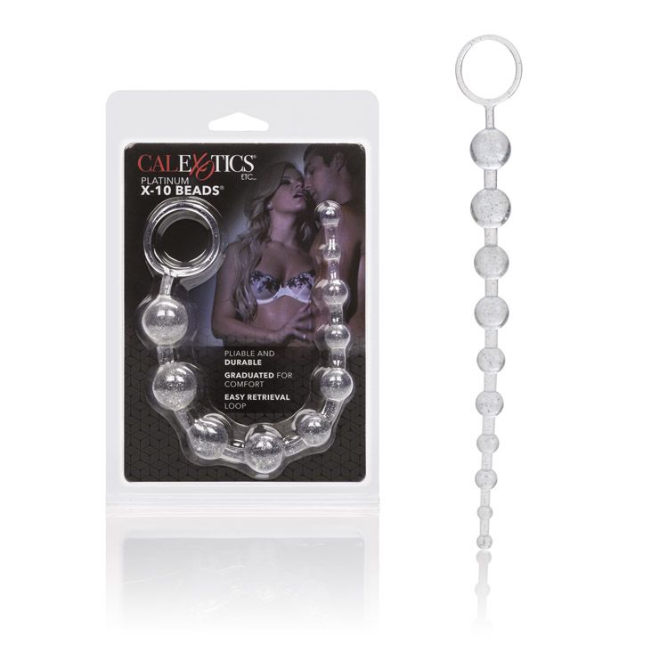 Platinum X-10 Beads - Cake Sex Shop