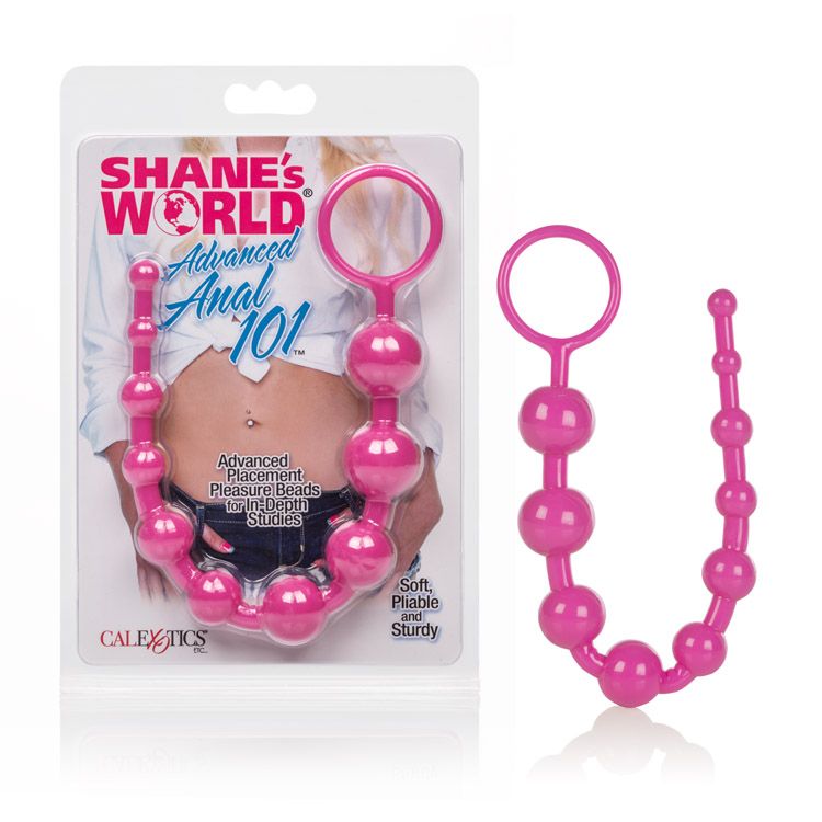 Perlas Shane's World Advanced Anal 101 Beads Pink - Cake Sex Shop