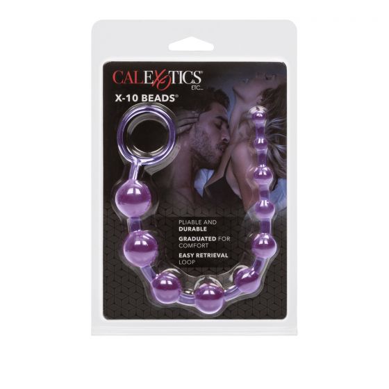 Perlas Anales X-10 Beads - Purple - Cake Sex Shop