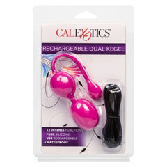 Kegel Rechargeable Dual Kegel - Pink - Cake Sex Shop