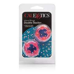 Anillo Island Rings Double Stacker Pink - Cake Sex Shop