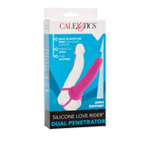 Dildo Silicone Love Rider Dual Penetrator - 14 cm- Pink - Cake Sex Shop