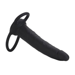 Dildo Silicone Love Rider Dual Penetrator Black - Cake Sex Shop 2 3