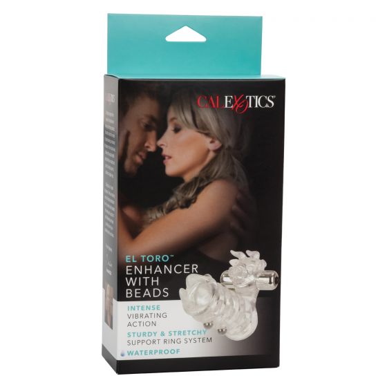 Anillo El Toro Enhancer With Beads - Cake Sex Shop