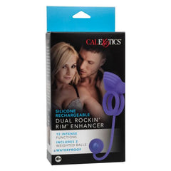 Anillo Silicone Rechargeable Dual Rockin' Rim Enhancer - Cake Sex Shop 2