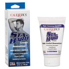 Retardante Sta-Hard Cream 2 Oz - Cake Sex Shop