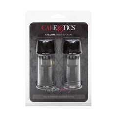 Pezonera Nipple Play Vacuum Twist Suckers Black - Cake Sex Shop