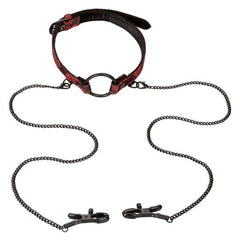 Scandal Open Mouth Gag With Clamps - Cake Sex Shop 2