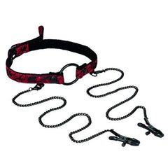 Scandal Open Mouth Gag With Clamps - Cake Sex Shop 2 3