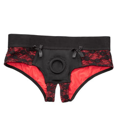 Dildo Scandal Crotchless Pegging Panty Set 5" - S/M - Cake Sex Shop 2 3