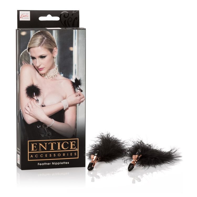 Pezoneras Feather Nipplettes - Entice Accessories - Cake Sex Shop