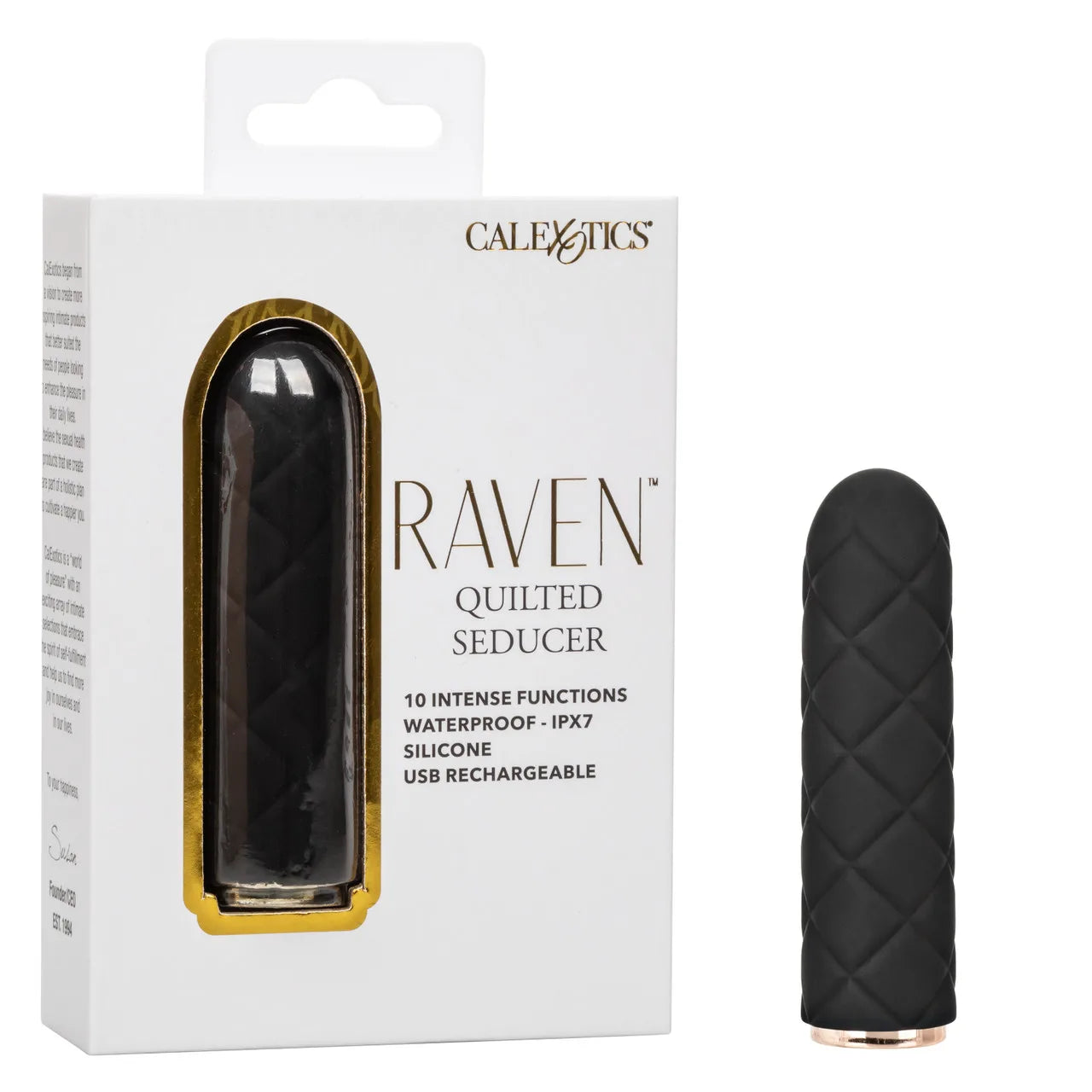 Vibrador Raven Quilted Seducer - Cake Sex Shop