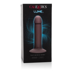 Dildo Luxe Touch Sensitive Vibrator Brown 6.5" - Cake Sex Shop 2