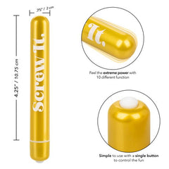 Vibrador Naughty Bits Screw It. Powerful Vibrator - Cake Sex Shop 2 3