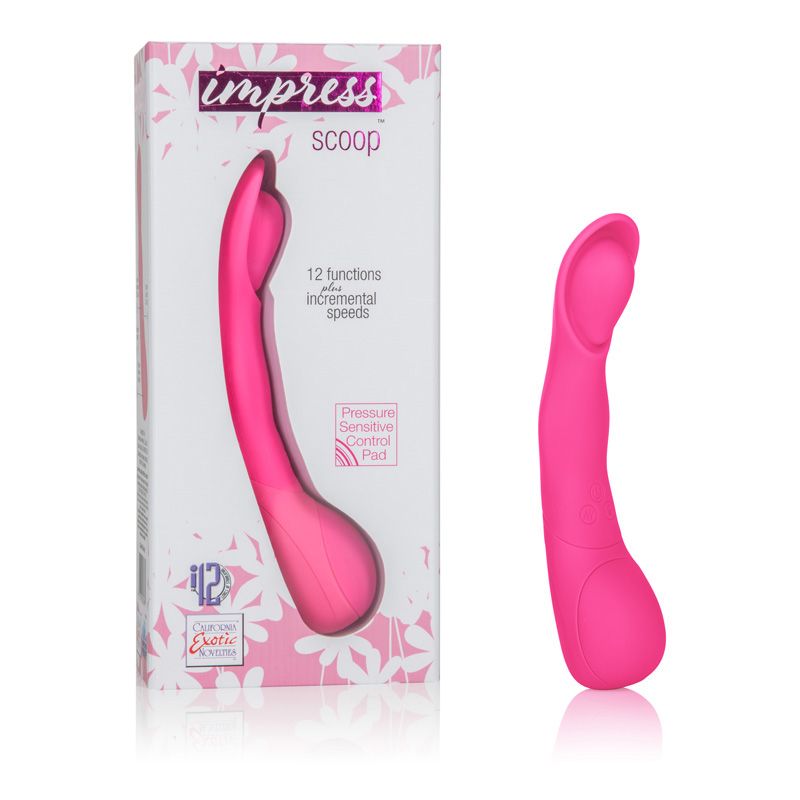 Vibrador Impress Scoop Pink - Cake Sex Shop