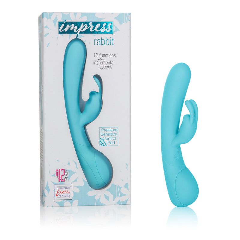 Vibrador Impress Rabbit Blue - Cake Sex Shop