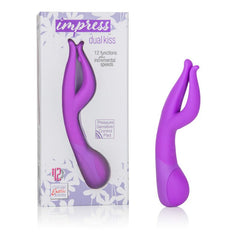 Vibrador Impress Dual Kiss Purple - Cake Sex Shop