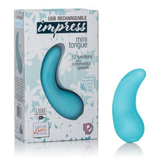 Vibrador Impress Mini Tongue Blue - Cake Sex Shop
