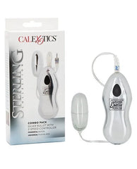 Vibrador Sterling Collection Silver Bullet 2-Speed Control - Cake Sex Shop